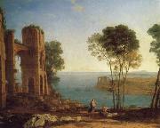 Claude Lorrain The Harbor of Baiae with Apollo and the Cumaean Sibyl oil painting reproduction